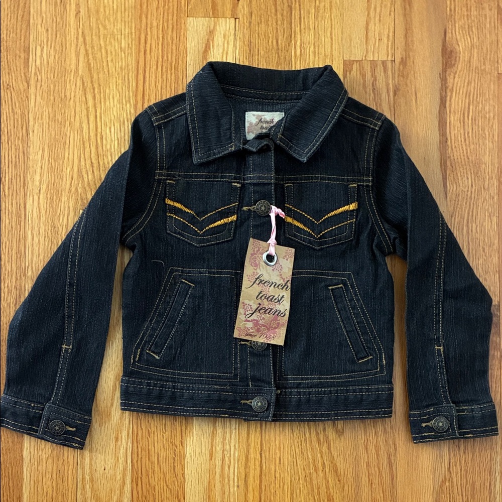 French Toast Kids Navy Denim Jacket